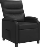 vidaXL Recliner Zwart Kunstleer