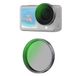 NEEWER CPL-filter compatibel met DJI Osmo Action 3/4/5 Pro, snap-on polarisator multicoated HD verstelbare circulaire polariserende lensfilter, actiecamera-accessoires, FL-N69