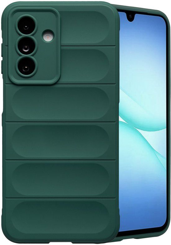 imoshion EasyGrip Backcover - Geschikt voor Samsung Galaxy A17 (5G) / A17 (4G) - Donkergroen