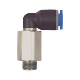 Riegler L-steekschroefverbinding »Blaue serie« lang, draaibaar, R 1/4 a., v. slang-buiten-Ø 12 mm, werkdr. Maximale 15 bar, kunststof/MS vern.