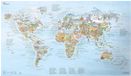 Awesome Maps Carte de randonnée Meilleures routes de randonnée du monde Blanc