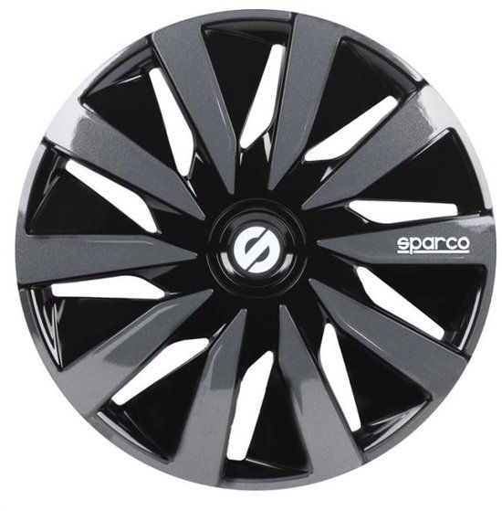 Sparco Wieldoppen Lazio - 15 inch - Zwart/Grijs