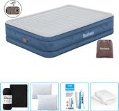 Bestway Luchtbed - 2-Persoons - 152 x 203 x 46 cm - Blauw - Inclusief Pomp
