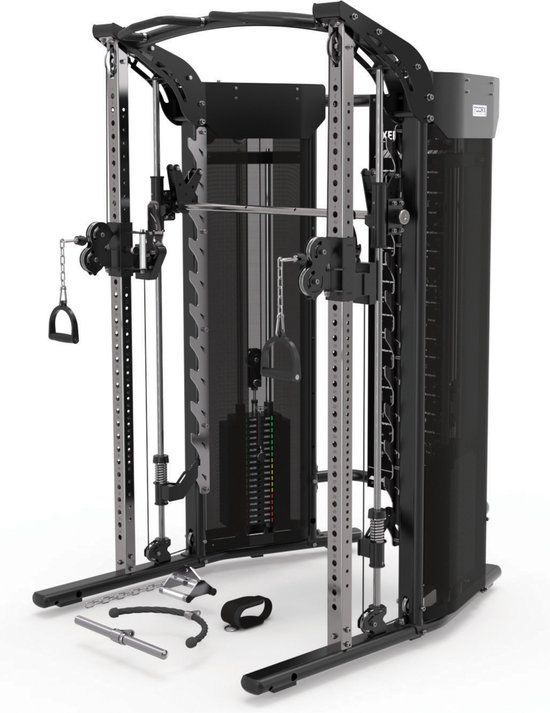 Toorx Professional ASX-7000 3-in-1 Krachtstation - Dual Pulley, Smith Machine & Power Rack