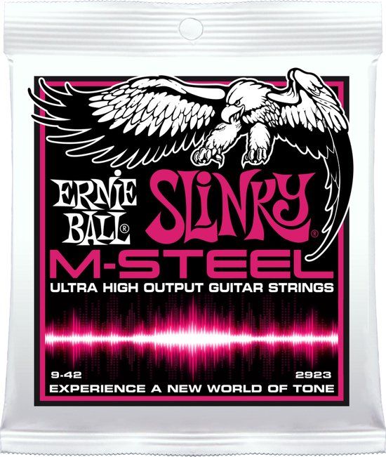 Ernie Ball M-Steel Super Slinky 09-42 - E-Gitaarsnaren