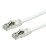VALUE Patchkabel Cat.6 S/FTP LSOH, wit, 0,5 m
