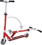 Globber Flow Element Lights Chrome Rouge