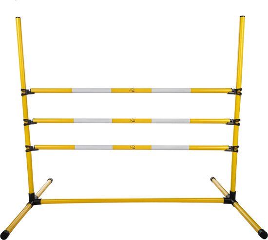 HKM Koopman International Hobby Horsing Jumping hindernis - geel/wit