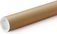 Merkloos / Sans marque Poster koker - rond - van karton - 850 x 70 mm - Verzendkokers