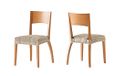 Pack Martina Home Pack van 2 tinten. Zitting 24x30x6 cm beige