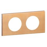 LEGRAND Céliane Plaque met 2 gaten, bruin, LEG69212