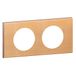 LEGRAND Céliane Plaque met 2 gaten, bruin, LEG69212