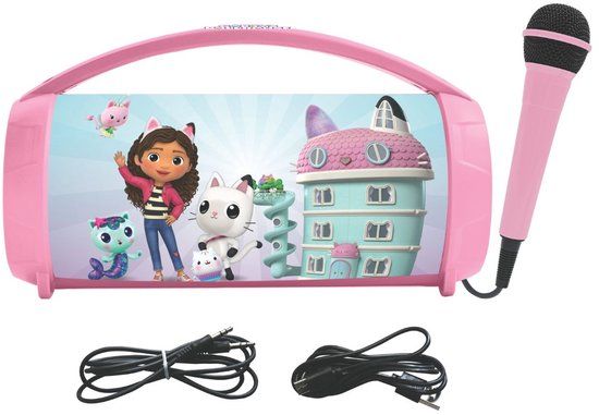 Lexibook Gabby's Dollhouse Bluetooth® Lichtluidspreker met Microfoon