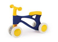 LENA® My First Scooter blauw-geel - kinderstep vanaf 18 maanden, binnen en buiten, 48 cm, stabiele 6 mm stalen assen, TÜV & GS gecertificeerd, Made in Europe