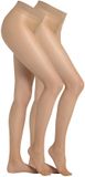 Camano Damespanty 20 Denier Transparant Alabaster Maat 36-38 (2 stuks)