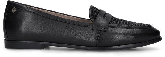 No Stress Dames Zwarte Leren Loafers Maat 40