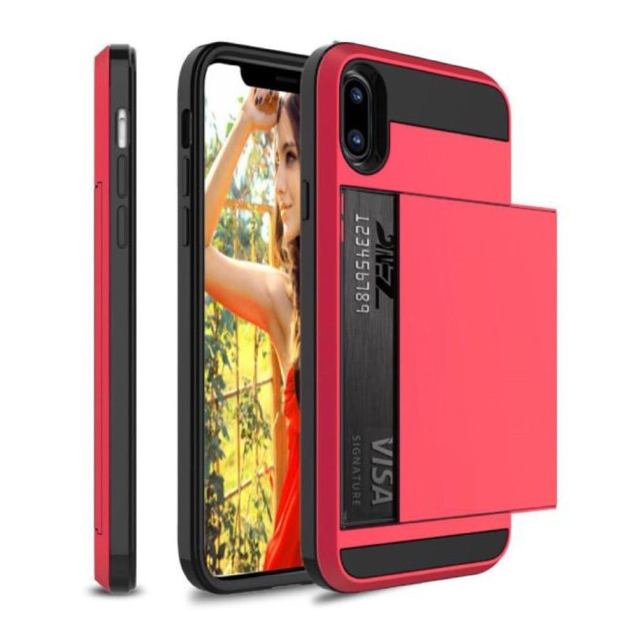 VRSDES iPhone 6S Wallet Case - Red