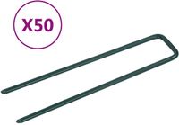 vidaXL Kunstgraspennen - 50 stuks - U-vormig - IJzer