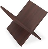 Merkloos Relaxdays Lectuurbak Hout - 25,5 x 32 x 29 cm - Modern - Donkerbruin