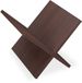 Merkloos Relaxdays Lectuurbak Hout - 25,5 x 32 x 29 cm - Modern - Donkerbruin