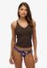 Superdry Culotte de bikini à volants Femme Bleu