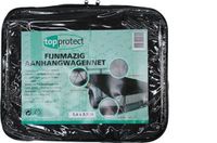 TOPPROTECT Aanhangwagennet fijnmazig - met elastisch koord - 2,5x4m