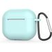 Techsuit Silicone Hoesje voor Apple AirPods 4, Licht Turkoois
