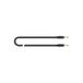 Eko Algam Quiklok SX30-3K Strix Minijack stereo audiokabel 2x mono-jack 3m
