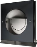 Paneir Airdesigns Opbouw uitblaas ventilatierooster Ø 125 mm zwart (RAL7021) met geïsoleerde terugslagklep