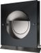 Paneir Airdesigns Opbouw uitblaas ventilatierooster Ø 125 mm zwart (RAL7021) met geïsoleerde terugslagklep