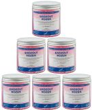 Merkloos Claudius Badzout Rozen - 300 gram - Pot met aluminium deksel - Set van 6 stuks