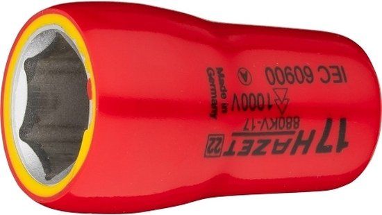 Hazet - Dop zeskant VDE 3/8 " 17 mm