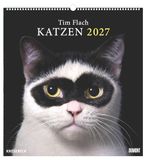 Tim Flach: Katzen 2027: Wandkalender 45x48 cm mit faszinierenden Katzen-Porträts von Tim Flach