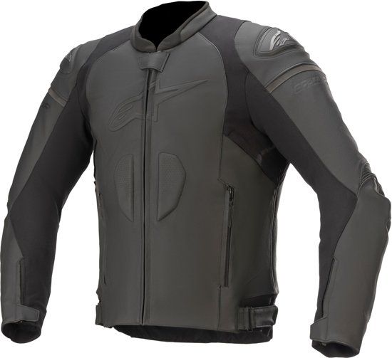 Alpinestars GP Plus R V3 leren jas zwart/mat zwart - 8059175192180