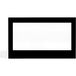 Edilkamin Vitre Fata - Verre Rectangle Sérigraphié Pour Poêle À Granulés - 610 X 404 Mm (l1 X H1) - 4 Mm