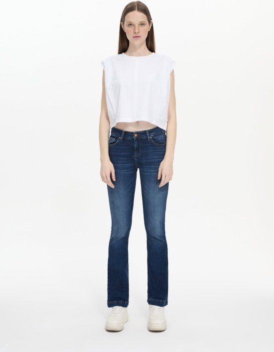 LTB Jeans Fallon Flared Jean - Women - Dark Blue - W32/L32