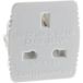 Zenitech Adaptateur de voyage France/Royaume-Uni - blanc