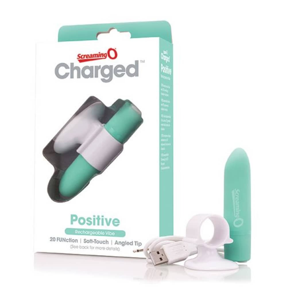- Charged Positive Vibrator Kiwi The Screaming O SCPVKW