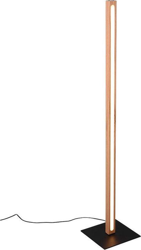 TRIO Bellari Staande Leeslamp - Hout - LED - 2300 lm - 3000 K - 115 cm