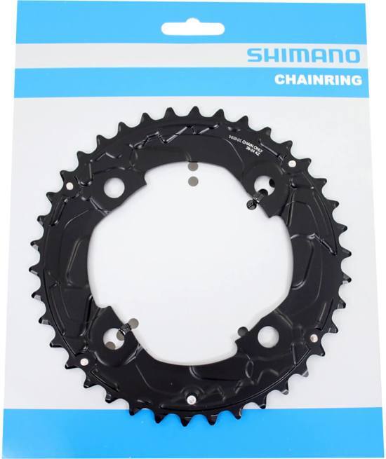 - Shimano kettingblad Deore FCM617 38TAZ 2x10S 104 mm zwart