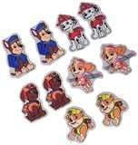 Nickelodeon Paw Patrol Bad muur Clings, 10 Pack, Multi kleuren