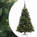 vidaXL Sapin de Noël artificiel avec boules 120 cm 150 LED Blanc chaud