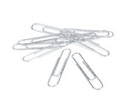 Pavo paperclips, gegolfd, metaal, 77 mm, verzinkt, doos, 100 stuks