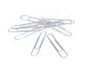 Pavo paperclips, gegolfd, metaal, 77 mm, verzinkt, doos, 100 stuks
