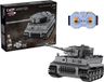 Jamara RC CaDA Bricks Panzer Tiger Tank 1:35 Gris 2,4 GHz 925 pièces