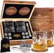 Coffret cadeau Whisiskey Luxe Whiskey Set The Gentleman - Coffret cadeau whisky avec verres, pierres et accessoires