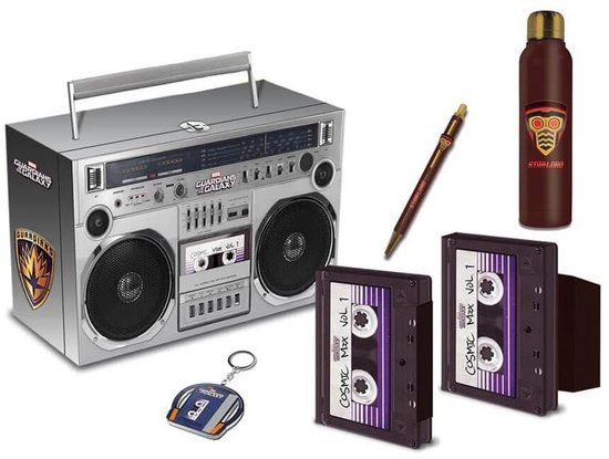 Pyramid Guardians of the Galaxy - Cadeauset met potloden, metalen fles, notitieboekje en sleutelhanger (Starlords Boom Box)