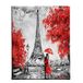 Homemania Eiffeltoren en landschappen voor woonkamer, slaapkamer, meerkleurig, 45 x 3 x 70 cm, HM20KNV45 x 70 – 91, polyester, hout