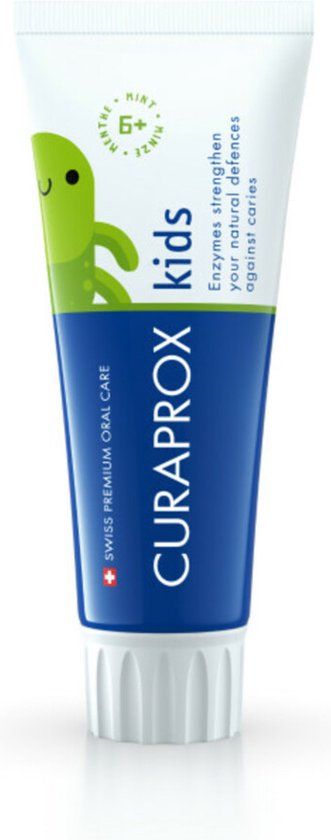 Curaprox Tandpasta Kids Munt 6+ 60 ml - Met fluoride