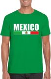 Bellatio Decorations Groen Mexico supporter t-shirt voor heren - Mexicaanse vlag shirts XL